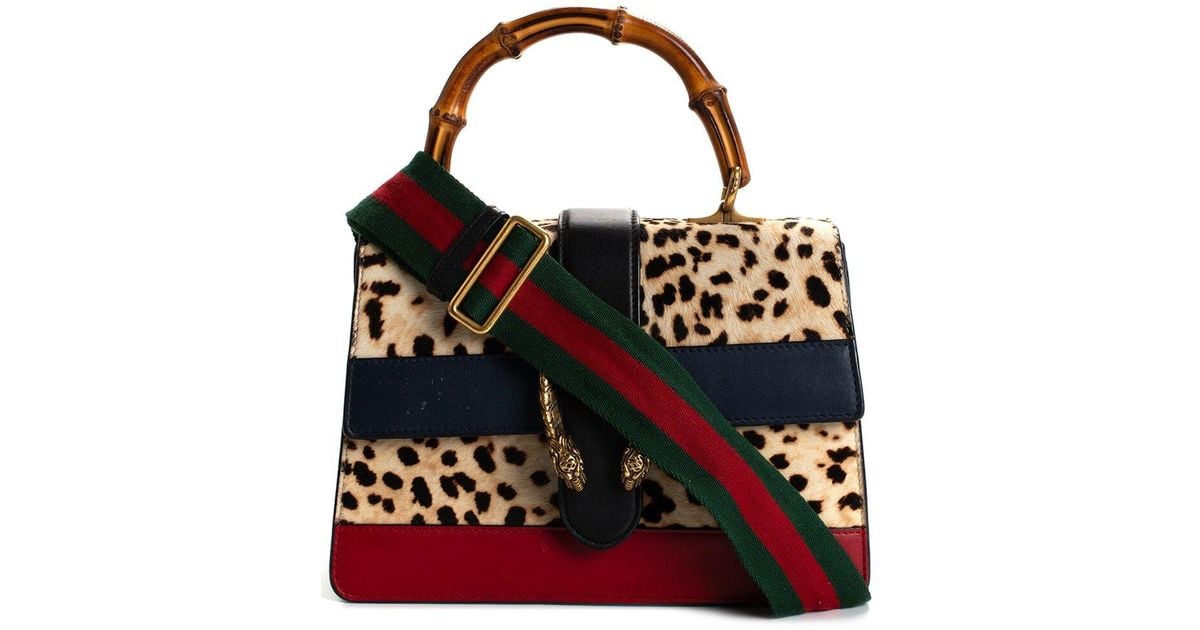 Gucci Leopard Print Web Dionysus Handbag (Authentic Pre-Loved) in