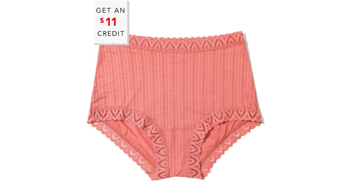 Hanky Panky High Rise Boyshort With 11 Credit in Pink Lyst