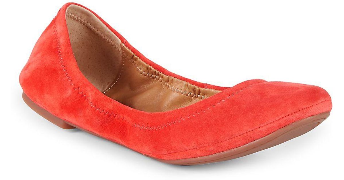 red lucky brand flats