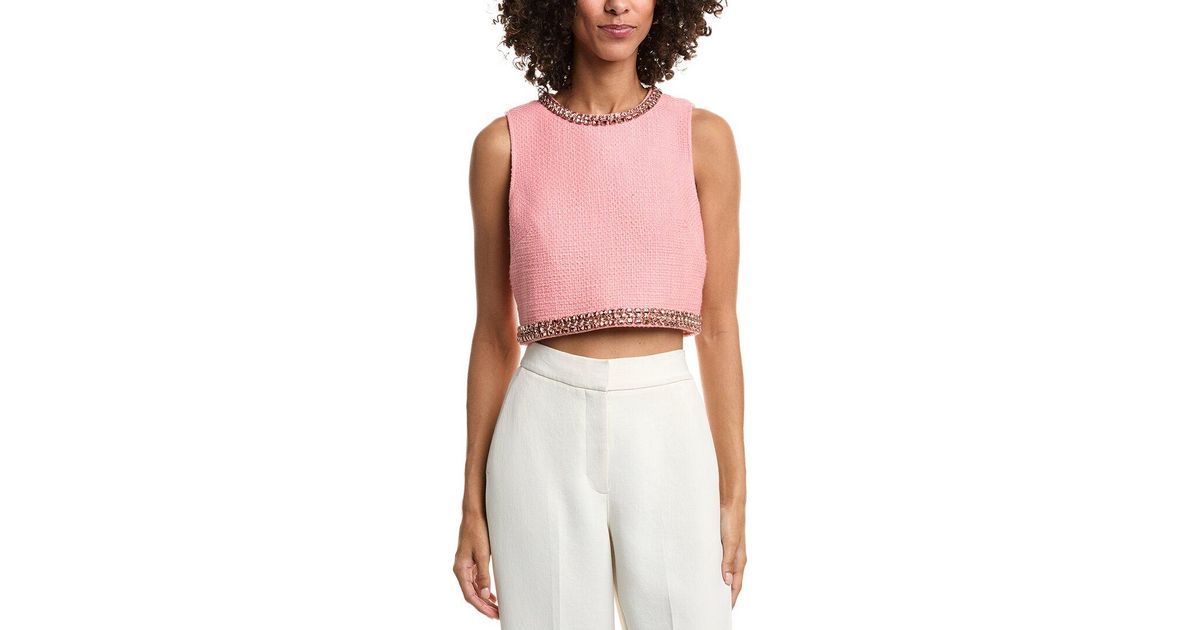 Cinq À Sept Verity Top in Red | Lyst