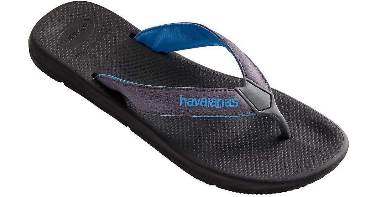 Size 9/10M Black & Blue >NEW< HAVAIANAS Men's Surf Pro Flip Flops Sandals 