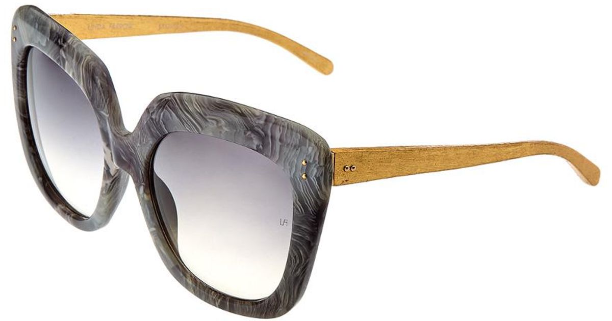 Linda farrow sunglasses gilt Clearance