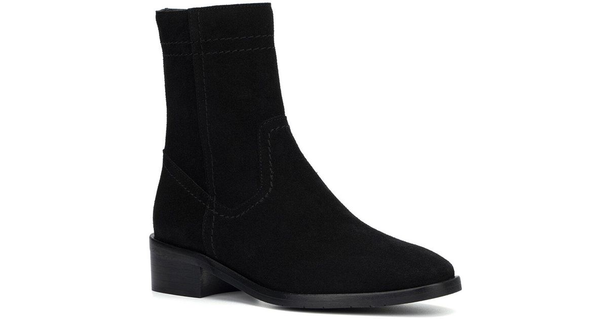 Aquatalia Caylee Weatherproof Leather Bootie in Black Lyst Australia