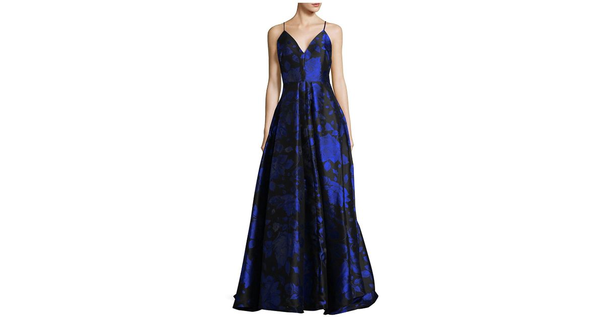 Calvin klein floral ball gown top