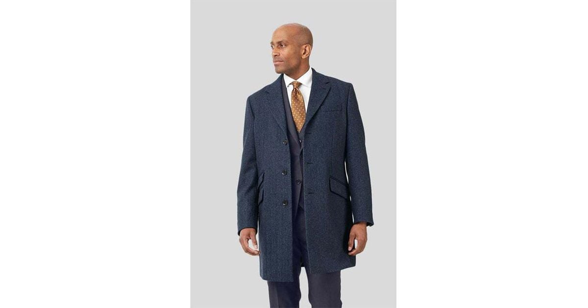 Charles Tyrwhitt Wool Blend Epsom in Blue for Men Lyst UK