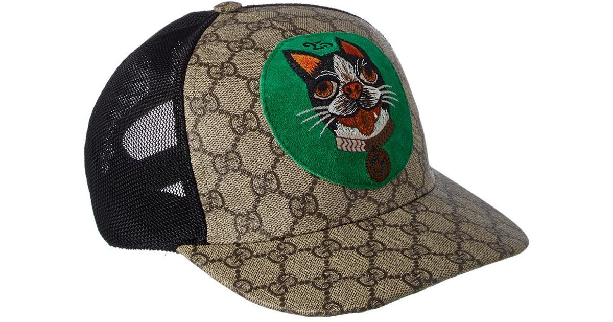 green gucci cap