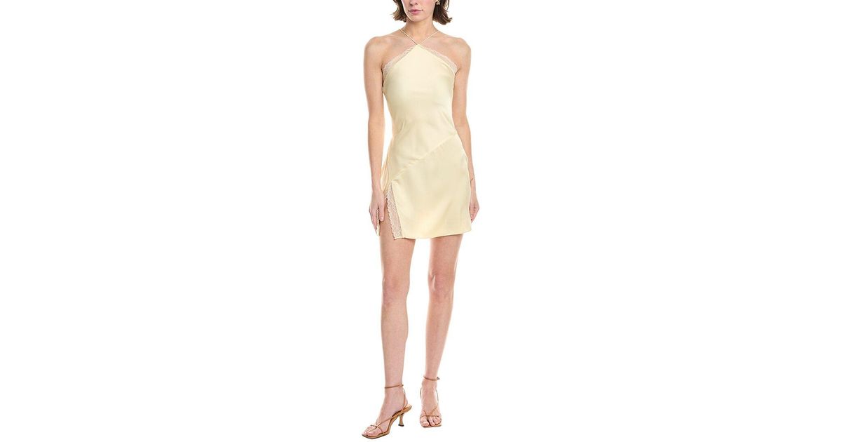 Mini Sivan Ronny Kobo Sivan Mini Dress in Natural | Lyst