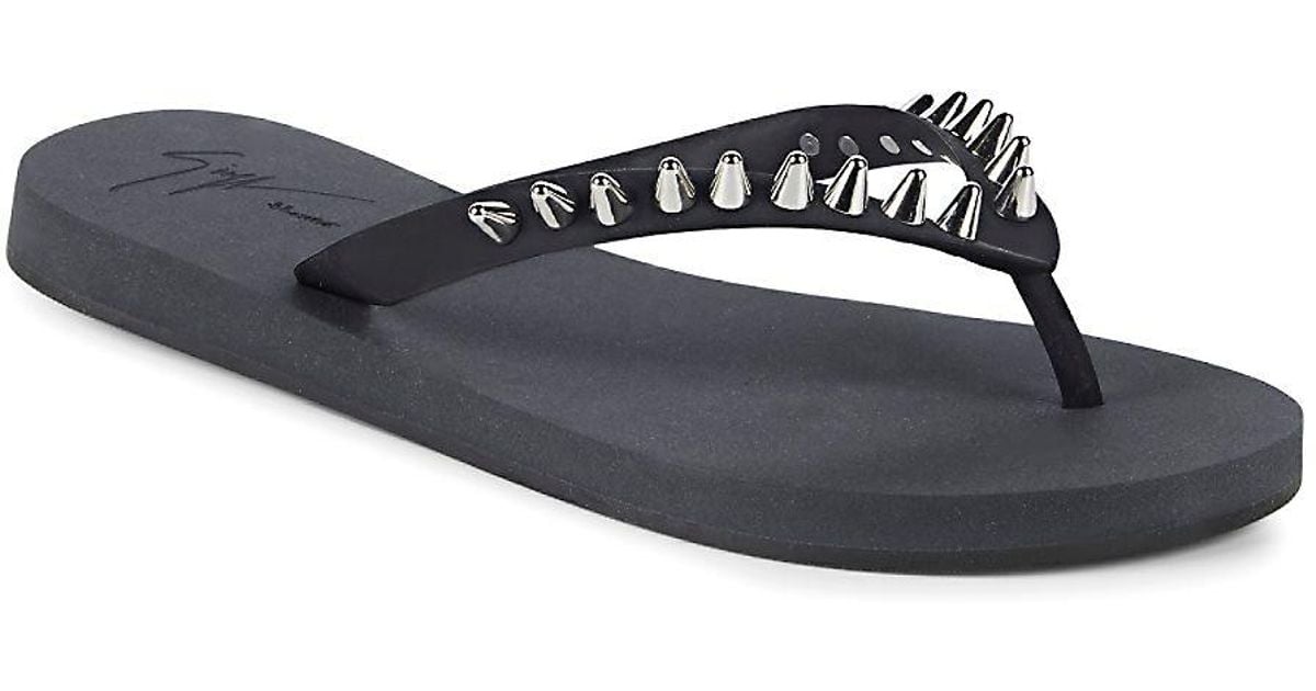 giuseppe zanotti flip flops