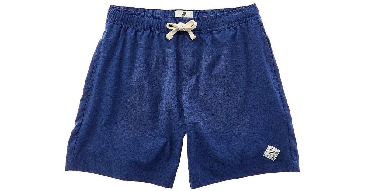 Trunks Surf & Swim Co. Stretch Chambray Land To Water Stretch Short in ...