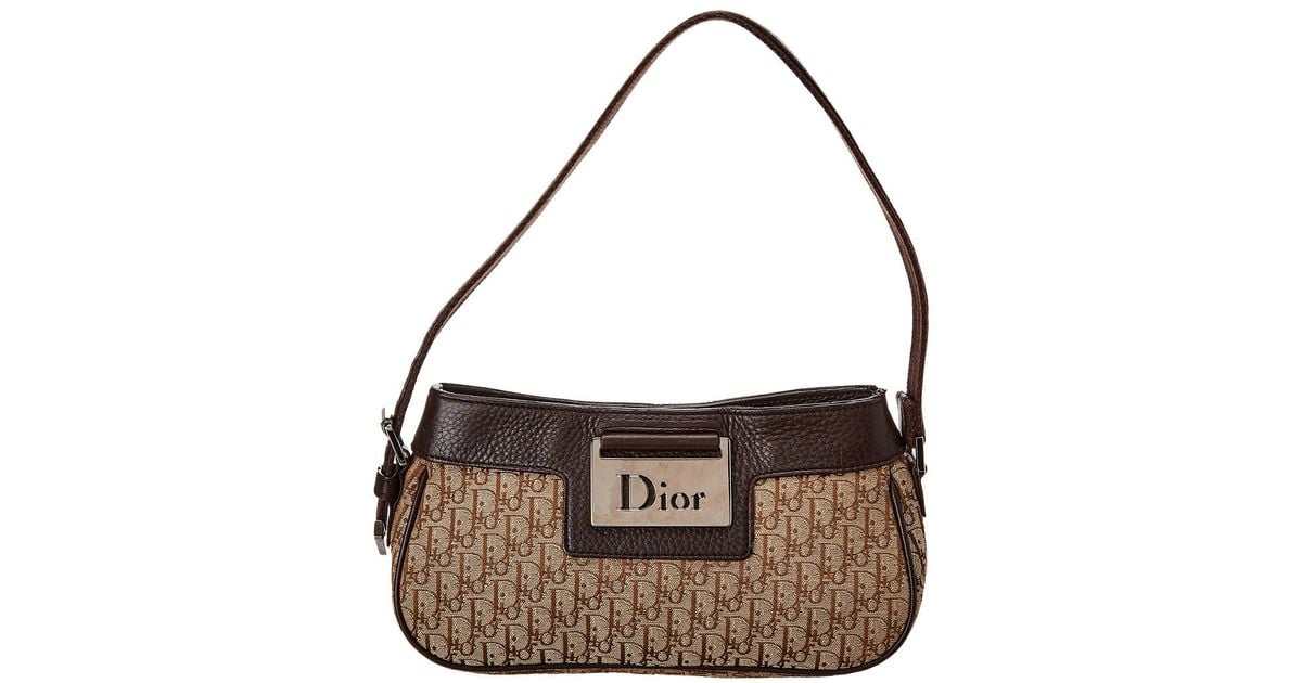 Dior canvas clearance shoulder bag