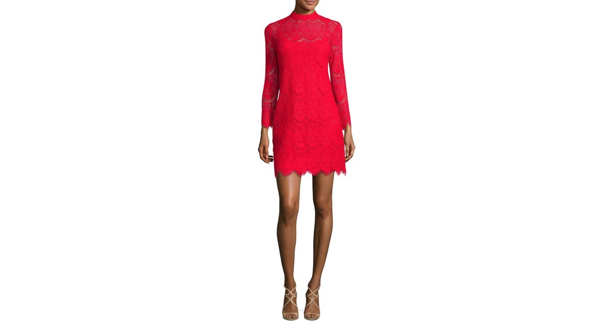 julia jordan ruffled sheath dress