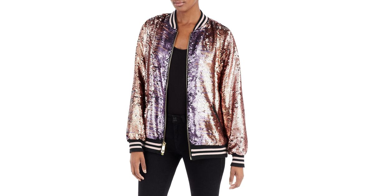 true religion sequin bomber jacket