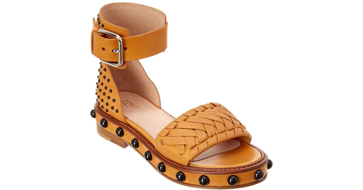 red valentino studded sandals