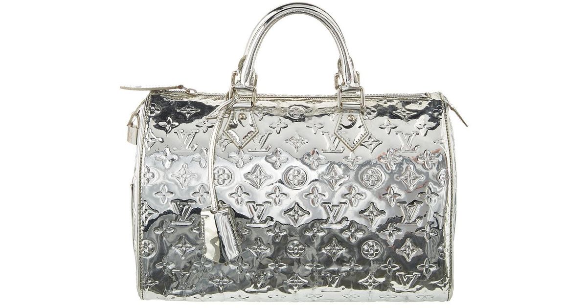 louis vuitton silver mirror bolsa