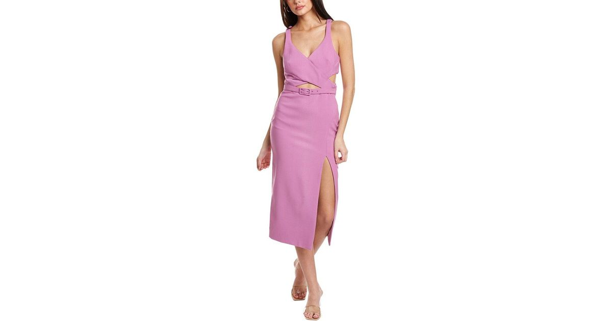 Likely Penelope Midi Dress in Pink | Lyst