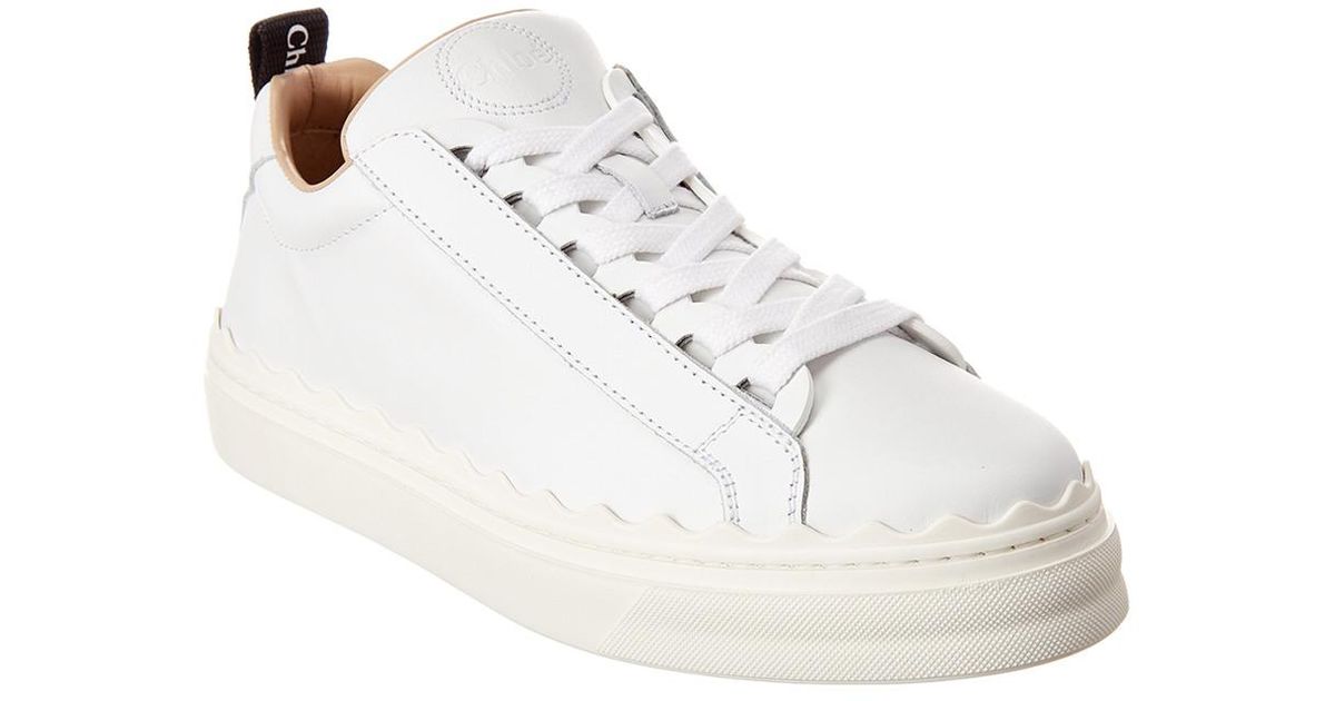 chloe lauren sneaker white