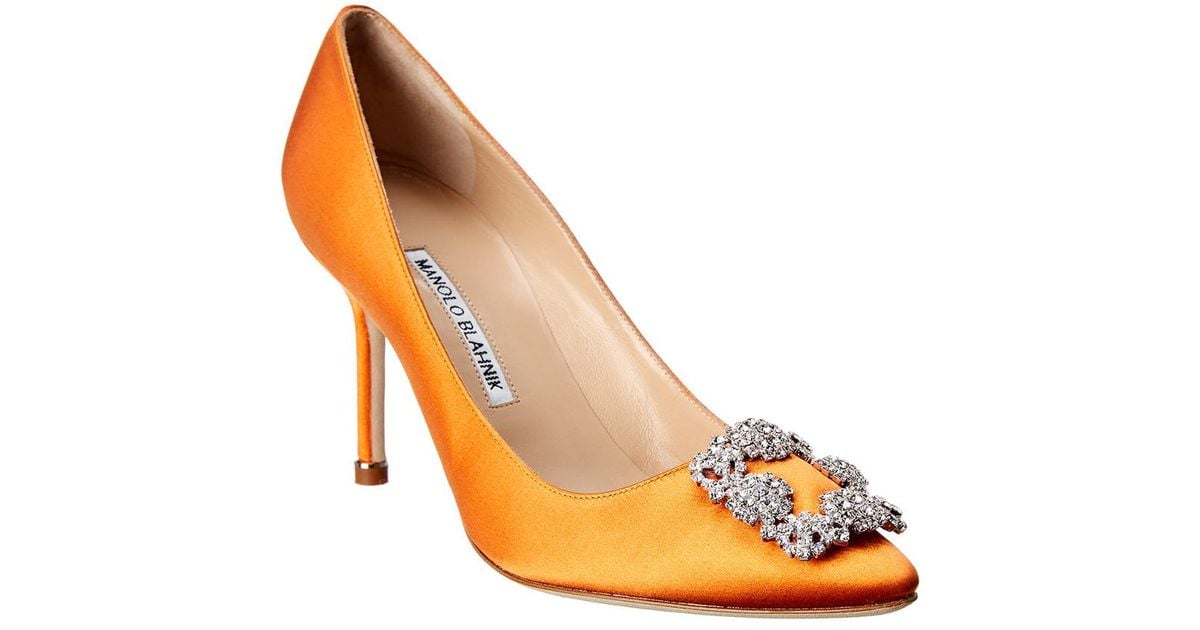 hangisi 90 satin pumps