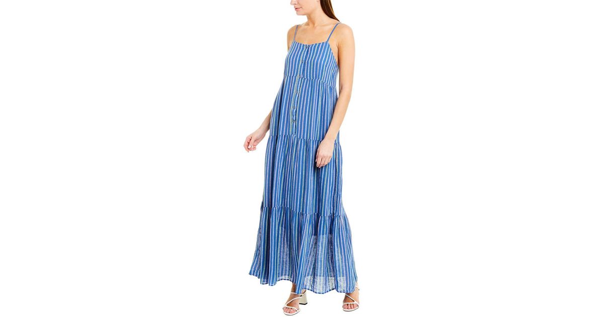 Splendid Promenade Maxi Dress in Blue | Lyst