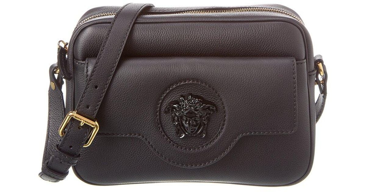 Versace La Medusa Leather Camera Bag Lyst UK