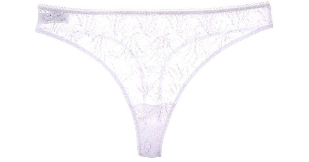 Tanga Simone Pérèle Caresse Taille 1, Couleur Naturel - Neuf Avec étiquettes, Sous-vêtement Femme 12A710