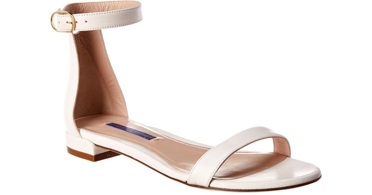 stuart weitzman nudist flat sandal