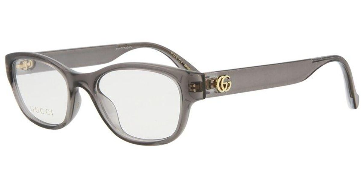 Gucci GG0717O 47mm Optical Frames in Grey (Grey) | Lyst UK