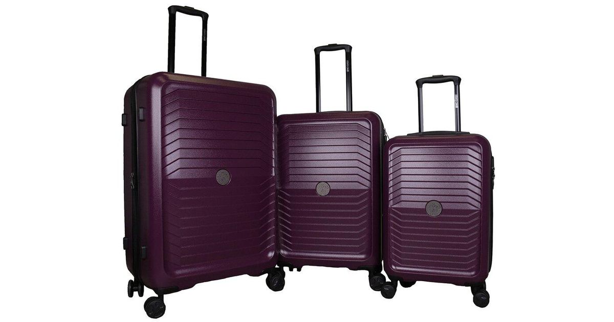 Roberto Cavalli Carbon Fiber 3pc Expandable Luggage Set in Purple Lyst