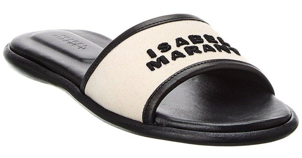 10mm Vikee-gz Leather & Canvas Flats