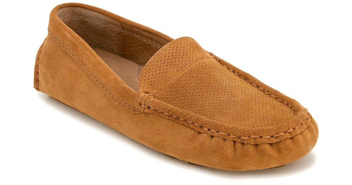 Gentle Souls By Kenneth Cole Mina Suede Loafer in Brown | Lyst