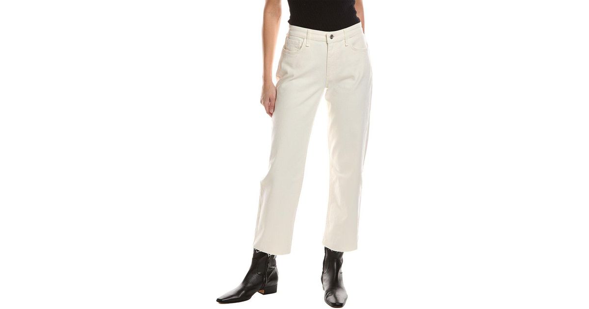 Rag & Bone Dylan Ecru Baggy Jean in Natural | Lyst