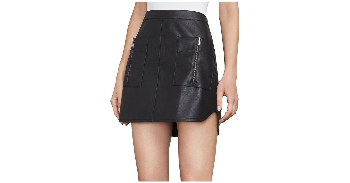 Bcbgmaxazria Sabina Knit Faux Leather Mini Skirt In Bordeaux Black Lyst - Bcbgmaxazria Black Leather Skirt Bcbgmaxazria Sabina Knit Faux Leather Mini Skirt In Bordeaux Black Lyst - Bcbgmaxazria Black Leather Skirt