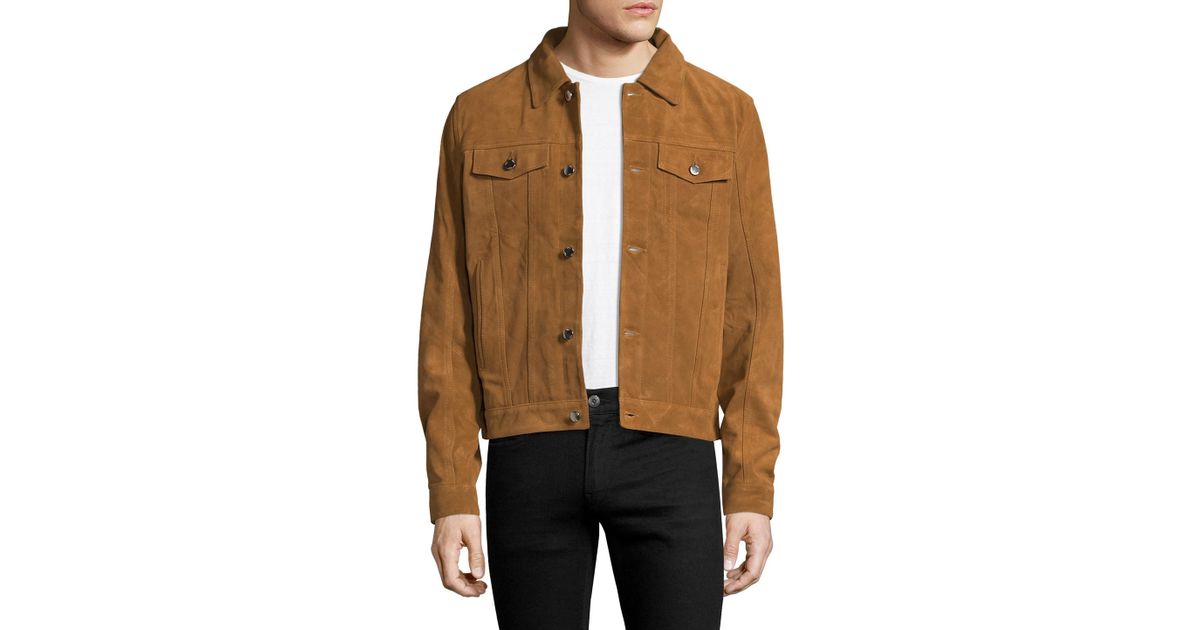 blk dnm suede jacket