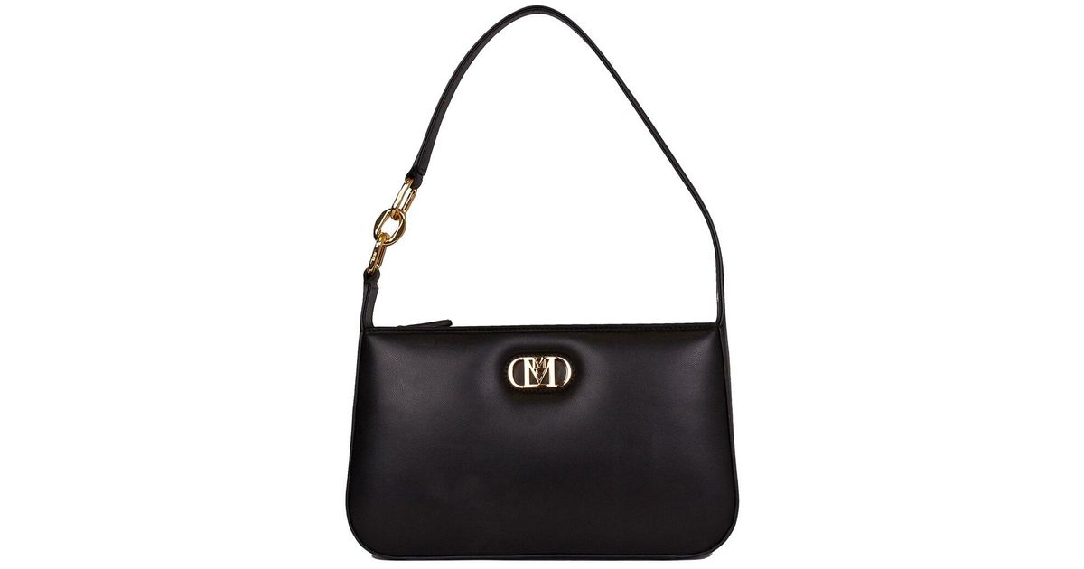 MCM Leather Shoulder Bag - Black Shoulder Bags, Handbags - W3051572