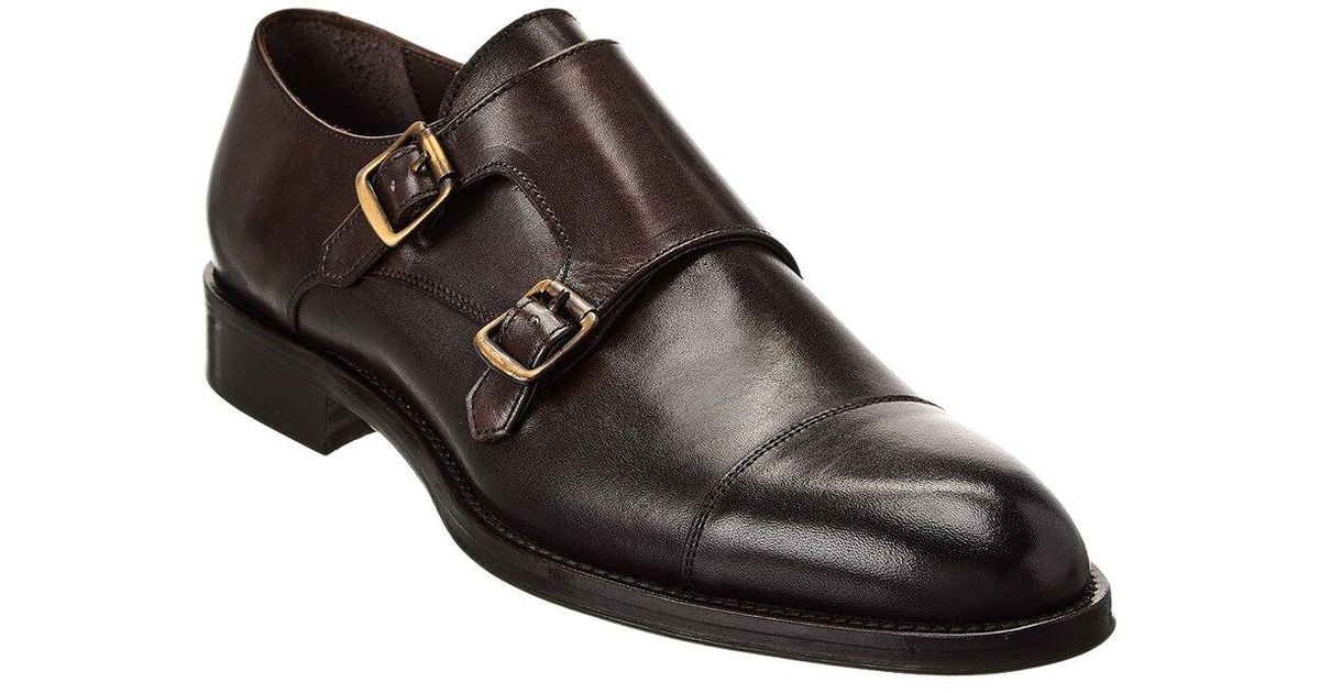 M by Bruno Magli Carl Leather Loafer in Brown for Men | Lyst