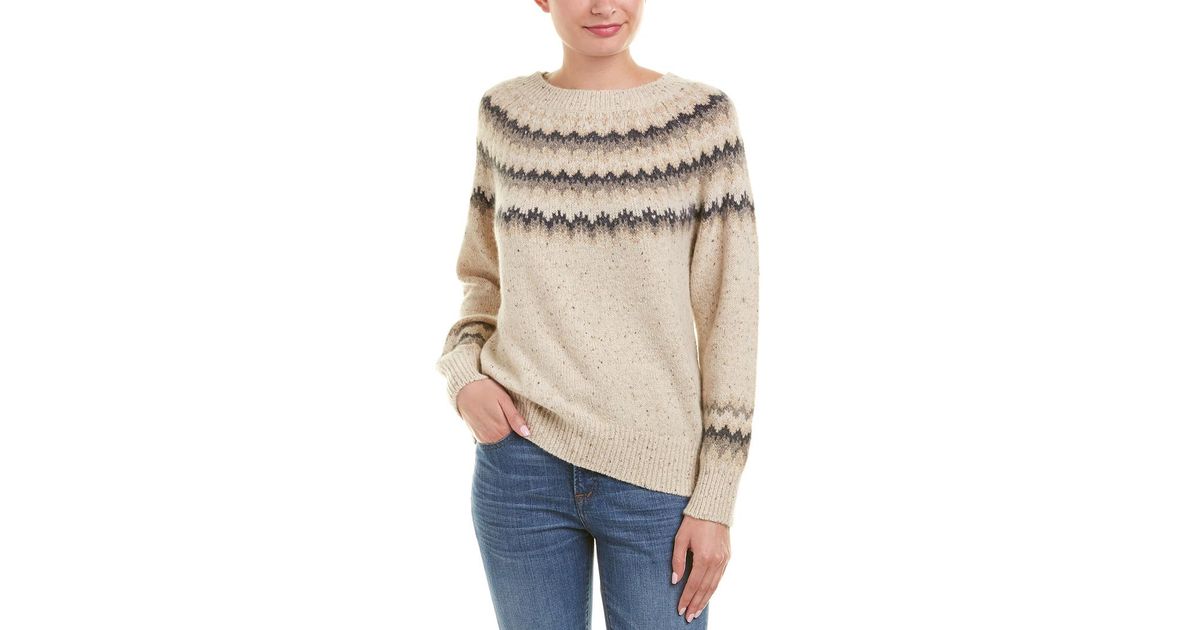 Vince Fair Isle Cashmere Sweater in 