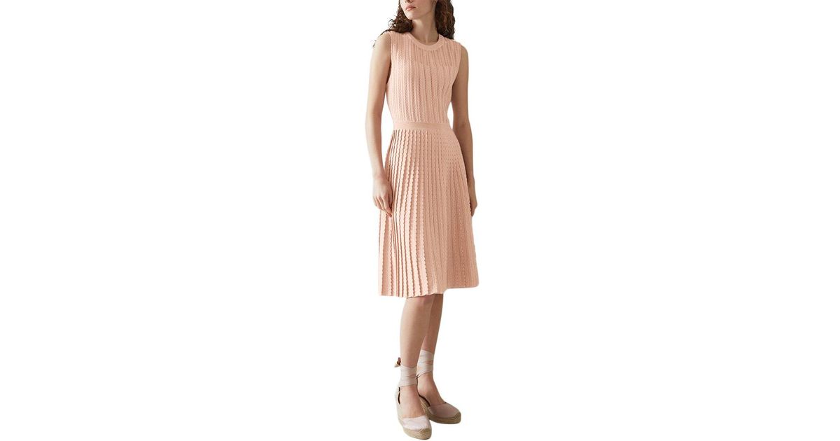 LK Bennett Andrea Dress in Pink Lyst UK