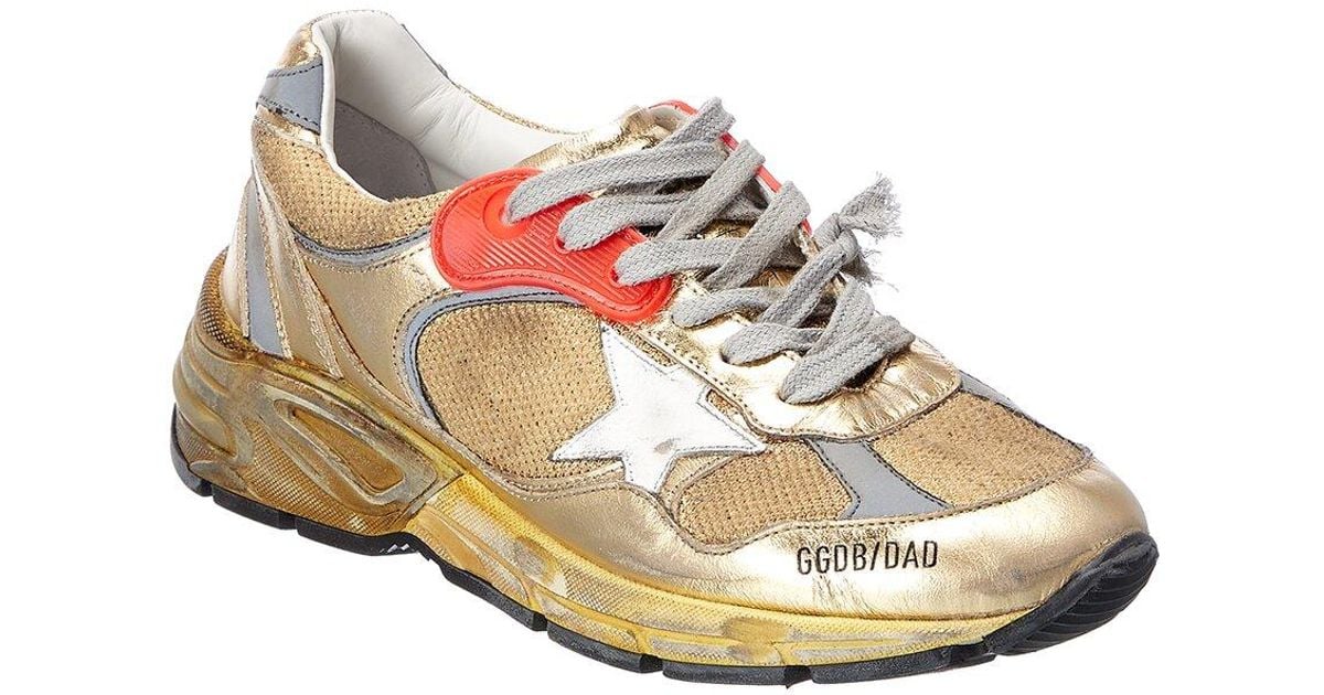 Golden Goose Dadstar Leather Sneaker Lyst