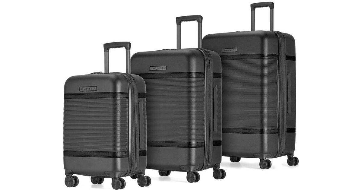 Bugatti Wellington 3pc Luggage Set in Black Lyst UK