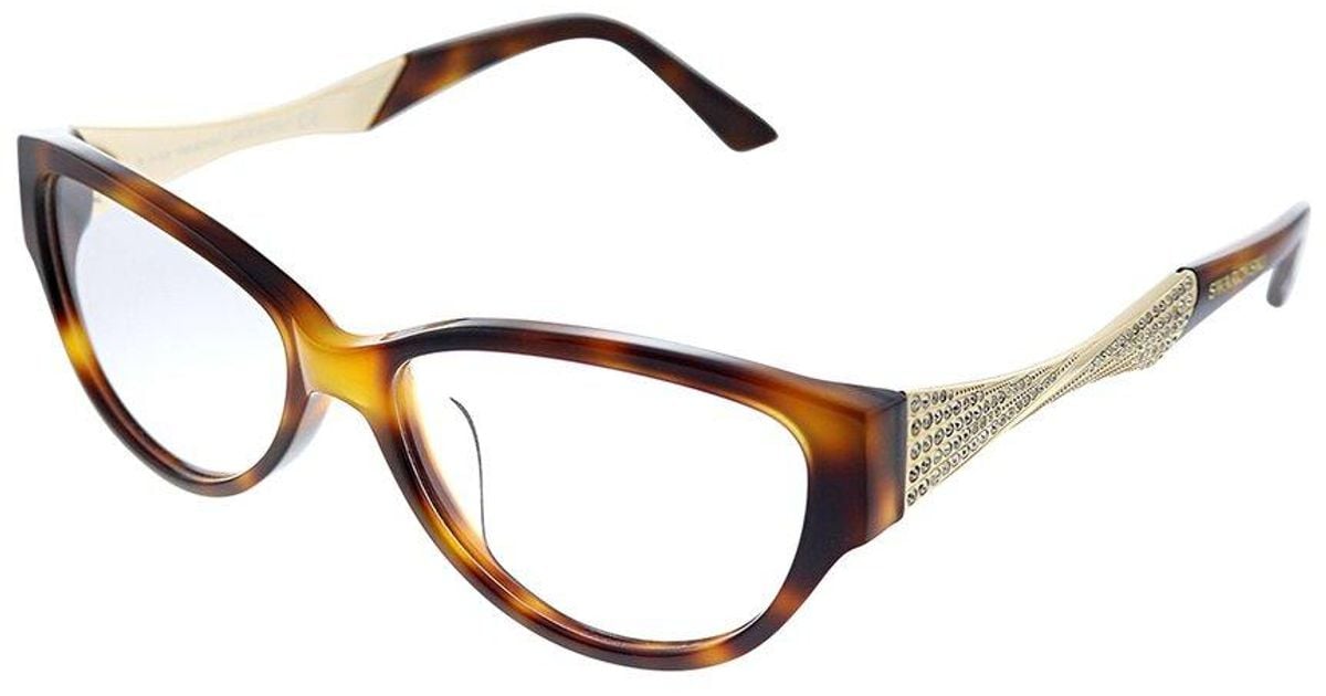 Swarovski Oval 56mm Optical Frames in White Lyst