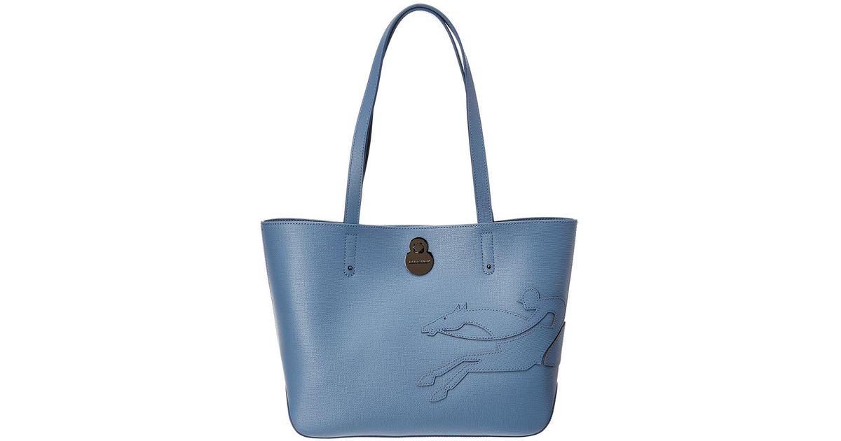 longchamp roseau pilot blue