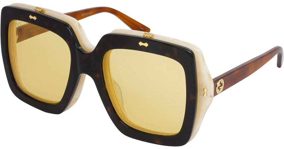 Gucci GG0088S 55mm Sunglasses - Lyst