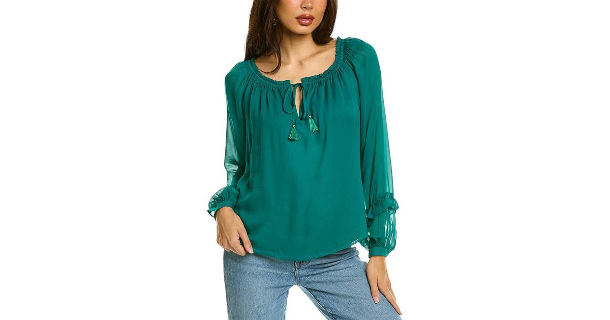 Hale Bob Top Solid in Green | Lyst