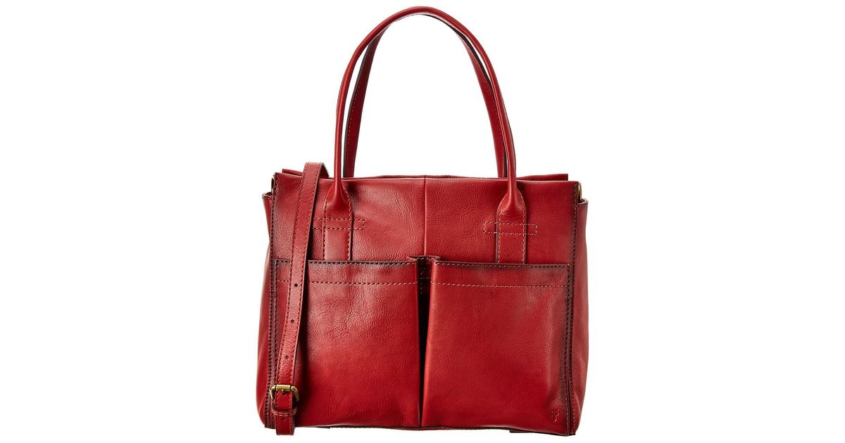 frye mindy pocket satchel