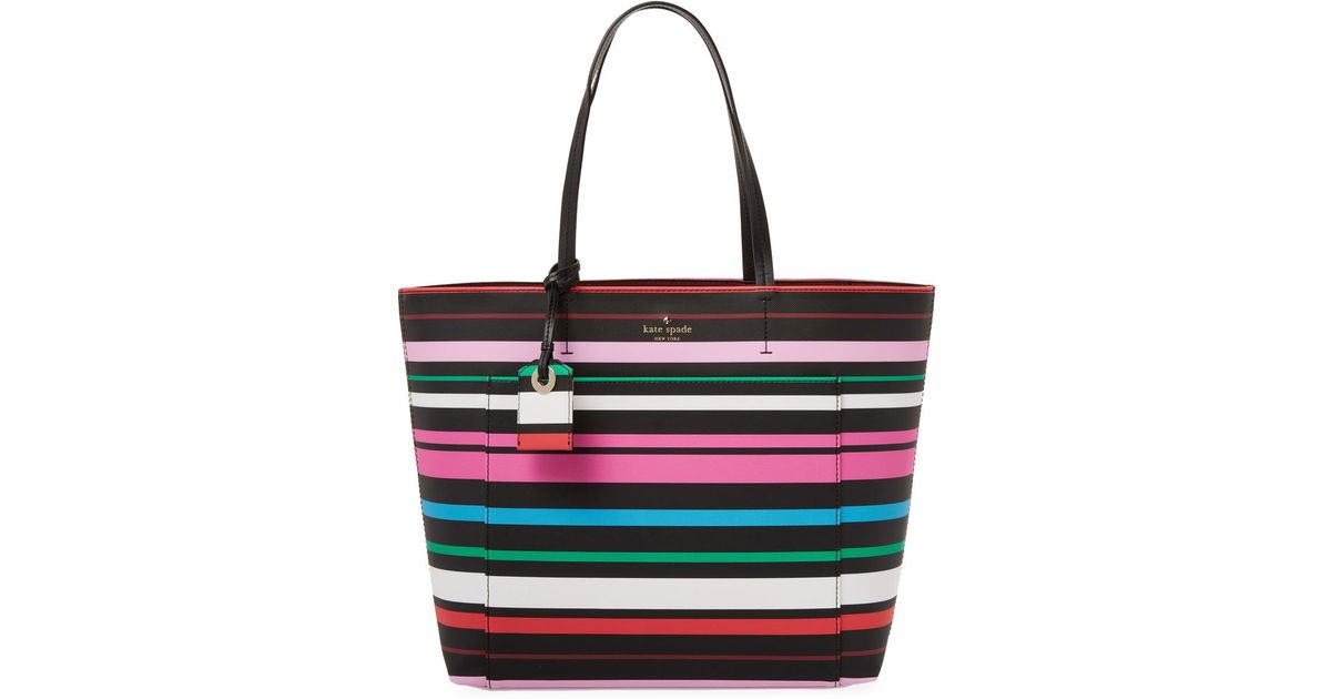 kate spade striped tote