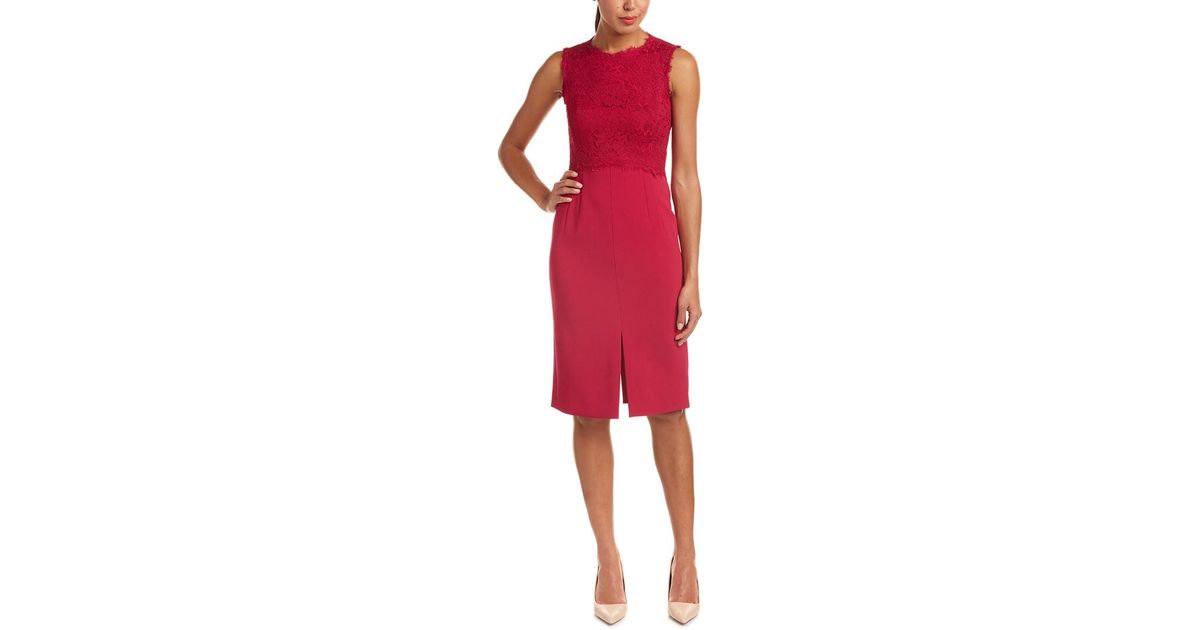 lined sheath dress