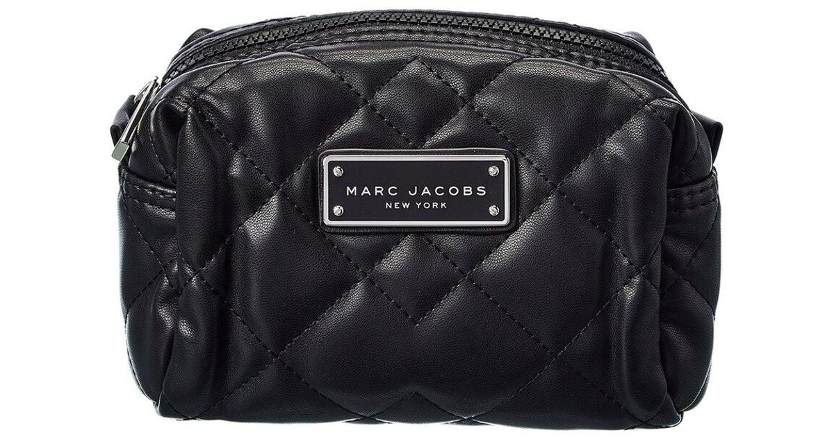 Marc Jacobs Large Leather Cosmetic Bag in Black Lyst