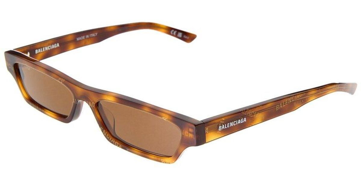 Balenciaga Bb0075s 55mm Sunglasses in White for Men Lyst