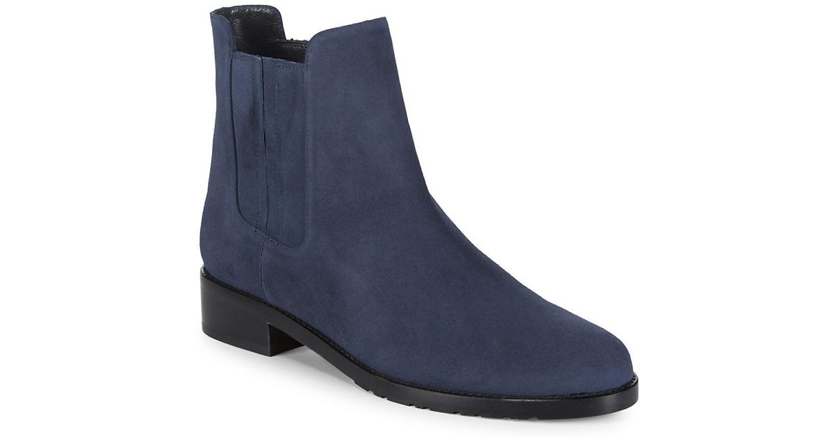 stuart weitzman basilico suede chelsea boots