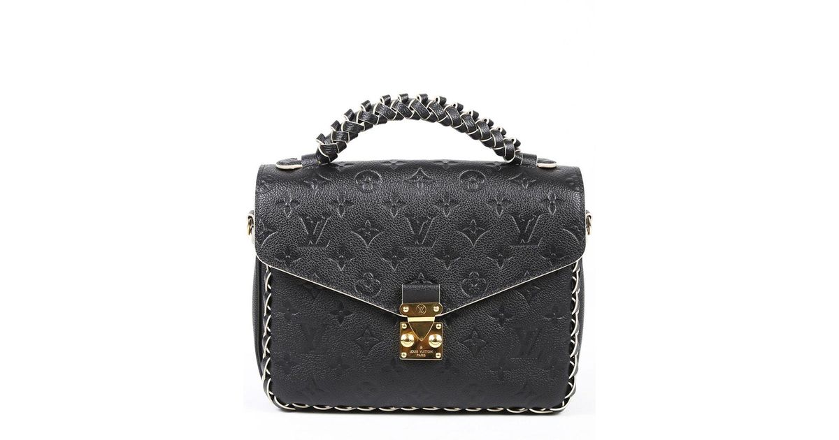 Louis Vuitton Black Empreinte Leather Pochette Metis - Lyst