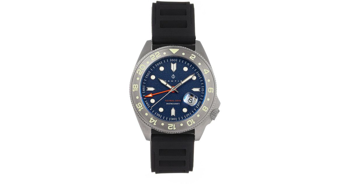 Nautis Global Dive Watch in Blue for Men Lyst